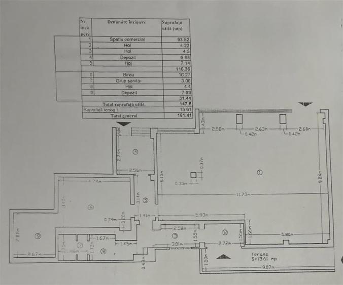 Spațiu comercial, de 161 mp, în Independenței
