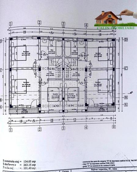 DE VANZARE DUPLEX LUX 4 camere 120 mp Curte 265 mp IASI Valea Adanca