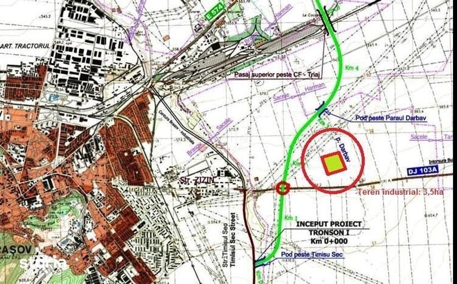 Teren de 35000 mp, în Central