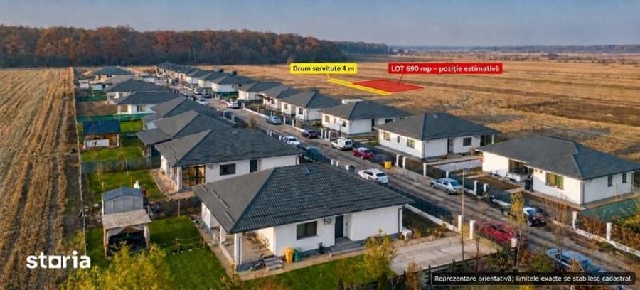 Teren de 700 mp, în Săbăreni
