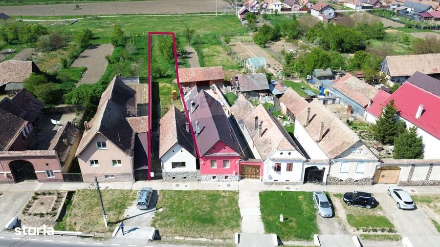 Casă cu 2 camere cu Teren 913 Mp în Central