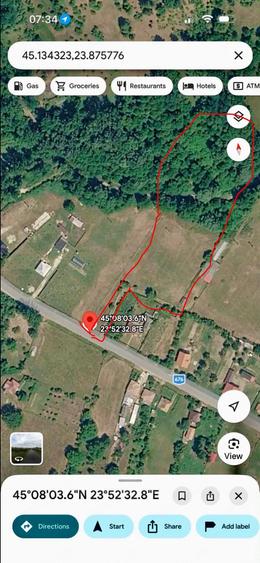 Teren de 4513 mp, în Slătioara