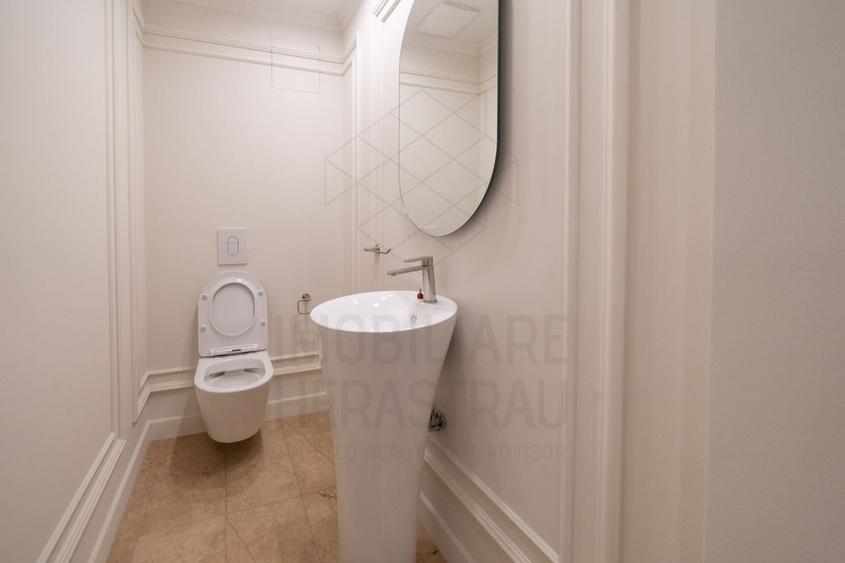 Apartament cu 4 camere decomandat, mobilat în Dorobanți