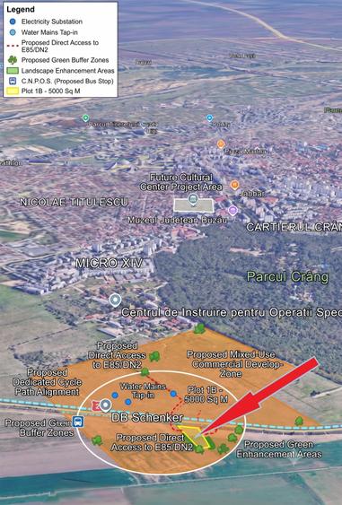 Teren Construcții intravilan de 5000 mp, în Micro 14