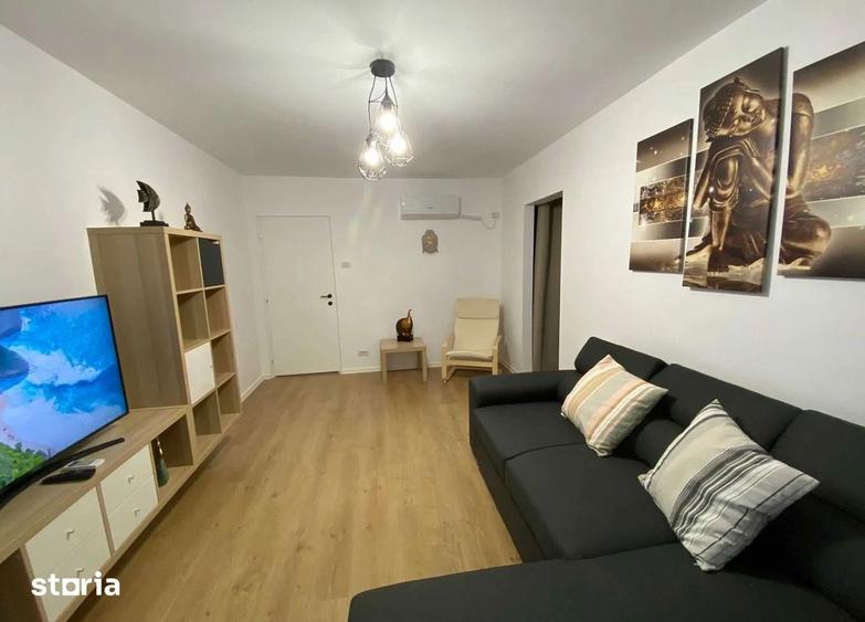 Apartament cu 2 camere semidecomandat, mobilat în Obor