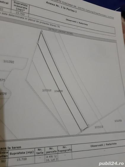 Teren de 15700 mp, în Lumina