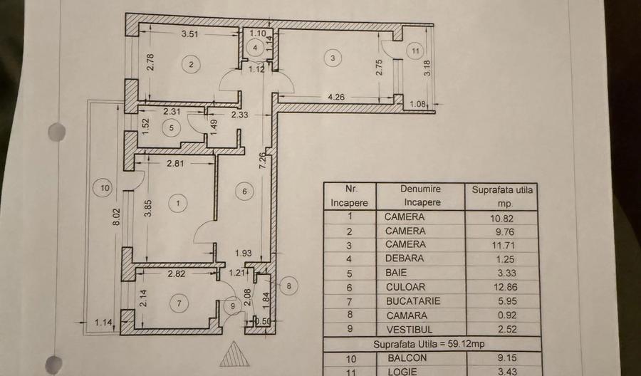 3 camere Drumul Taberei metrou Orizont zona Afi Cotroceni - 17