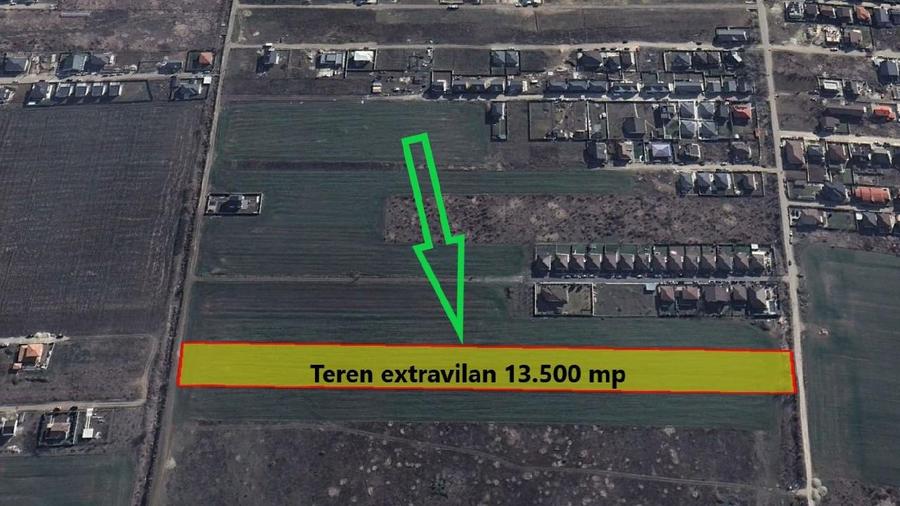Teren agricol extravilan de 13500 mp, în Nord
