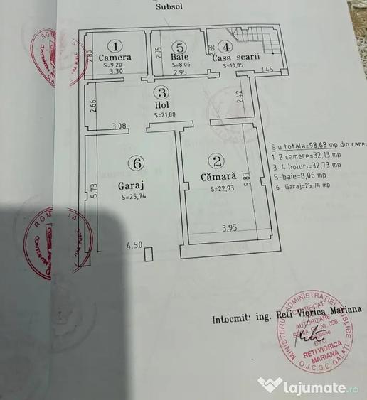 Spațiu comercial, de 275 mp, în Central