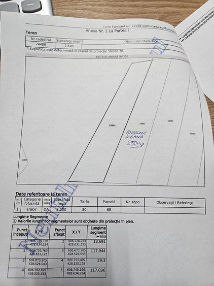 Teren de 2500 mp, în Sibiciu de Sus