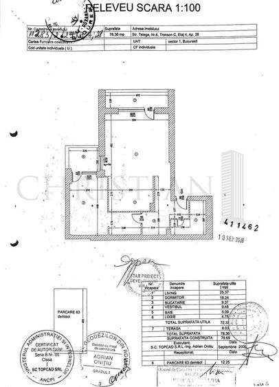 Apartament cu 2 camere decomandat, mobilat în Pajura