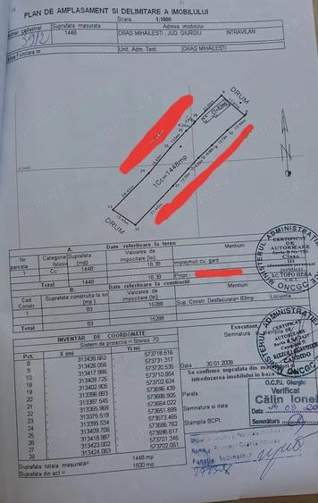 Casă cu 3 camere în Mihăilești