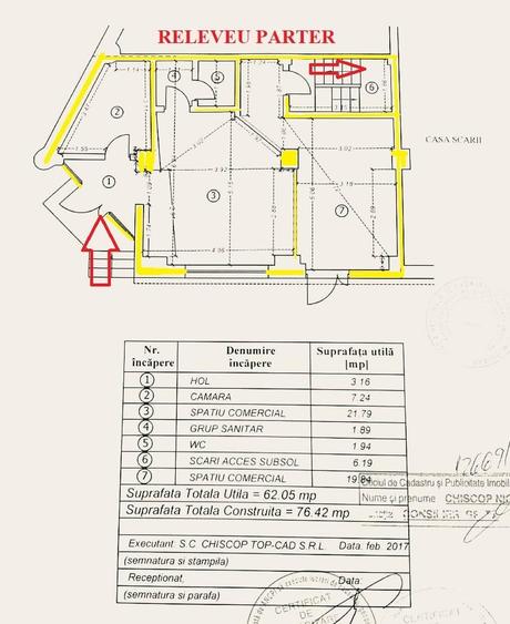 Spațiu comercial, de 99.5 mp, în Nord