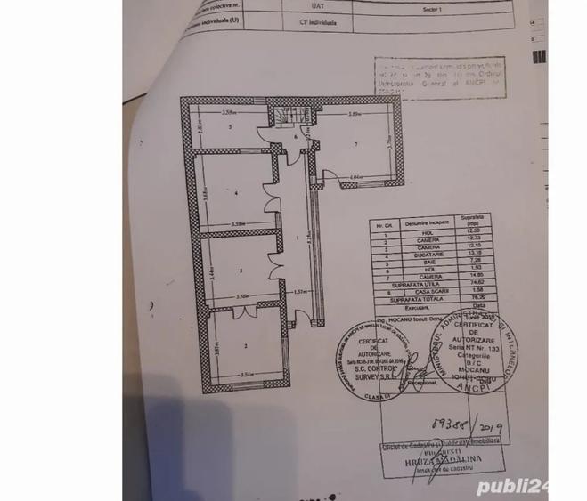 Casă cu 4 camere cu Teren 155 Mp în Bucureștii Noi
