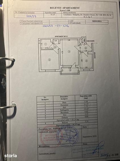 Apartament cu 2 camere decomandat în Central