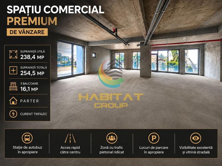 Spațiu comercial, de 254 mp, în Mihai Bravu
