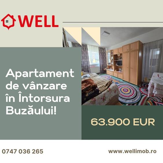 Apartament cu 2 camere în Întorsura Buzăului