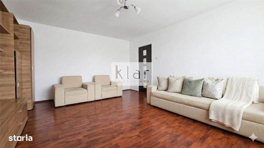 Apartament cu 2 camere decomandat, mobilat în Plopilor
