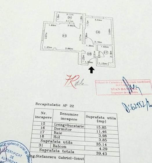 Apartament cu 2 camere decomandat în Apărătorii Patriei