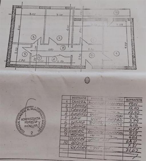 Apartament cu 3 camere decomandat în Alexandru Obregia