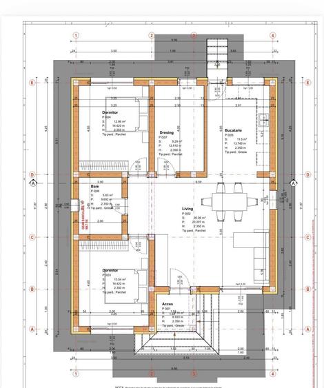 Casă cu 3 camere în Central