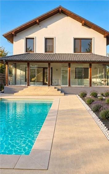Casă individuală cu 4 camere cu Piscina în Ferme