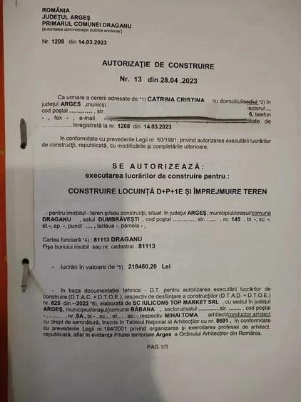 Teren de 1183 mp, în Drăganu