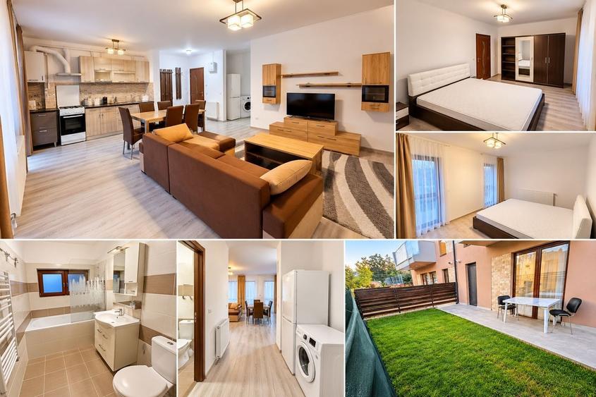 Apartament cu 2 camere semidecomandat, mobilat în Bună Ziua