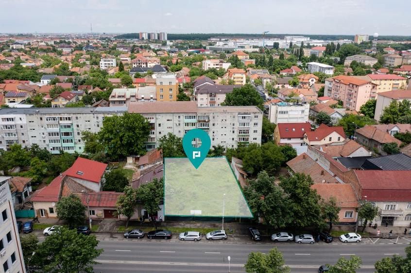 Teren Construcții intravilan de 989 mp, în Telegrafului