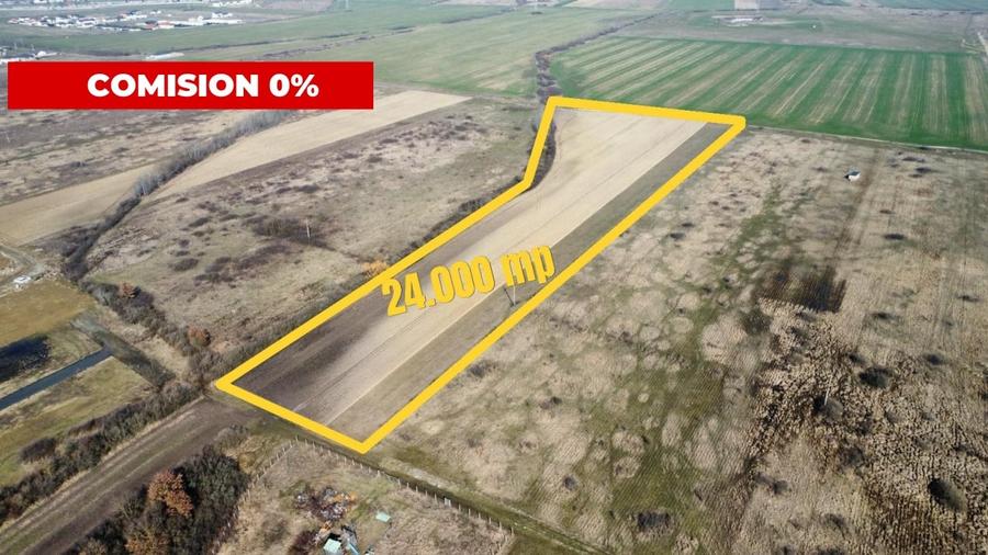 Teren Construcții extravilan de 24000 mp, în Moșnița Nouă