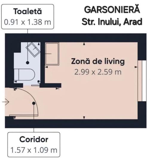 Garsonieră în UTA