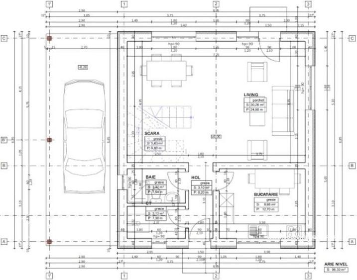 Casă individuală cu 4 camere cu Teren 400 Mp în 6 Vânători