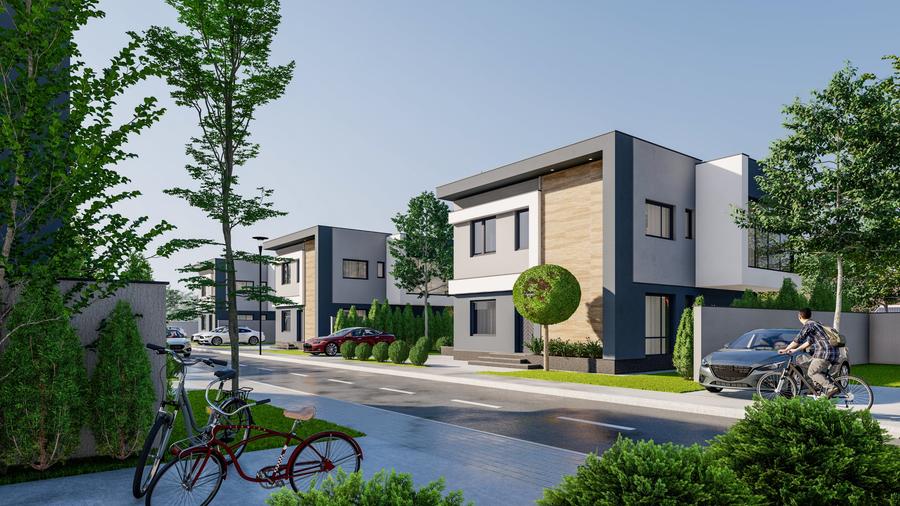 Casă individuală cu 5 camere cu Canalizare în Tunari