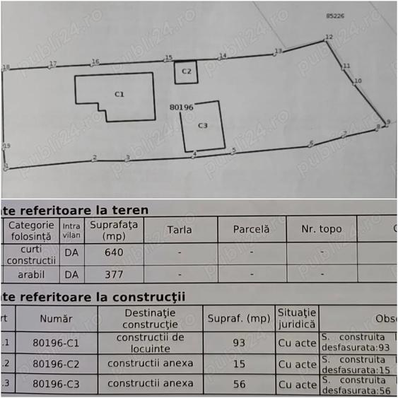 Casă cu 5 camere în Văleni