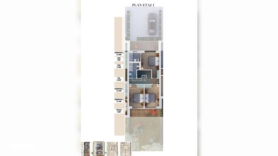 Casă cu 4 camere în Vânători