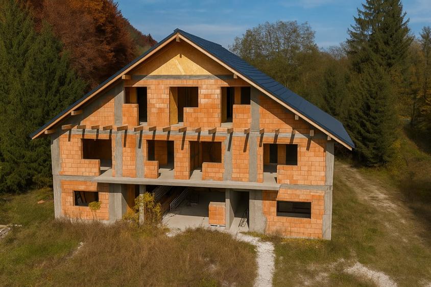 Casă cu 17 camere cu Teren 7000 Mp în Central