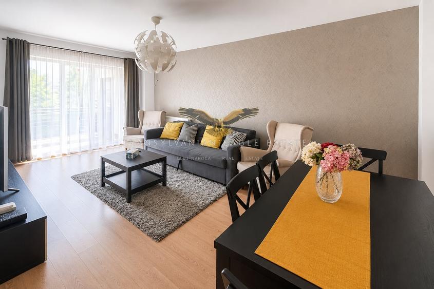 Apartament cu 2 camere decomandat, mobilat în Bună Ziua