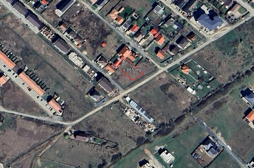 Teren Construcții intravilan de 865 mp, în Giroc