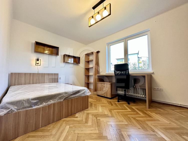 Apartament cu 3 camere decomandat, mobilat în Central
