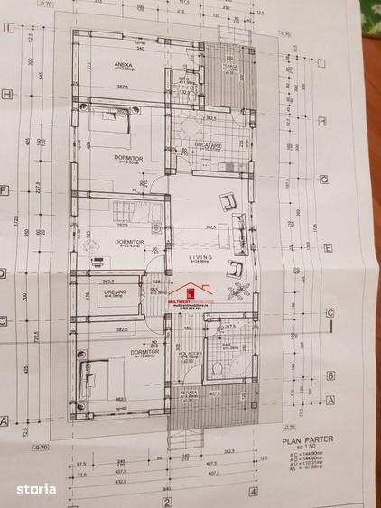 Casă cu 4 camere cu Teren 554 Mp în Babadag