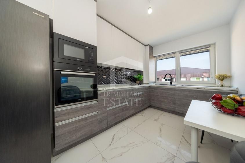 Apartament cu 2 camere decomandat, mobilat în Sânpetru