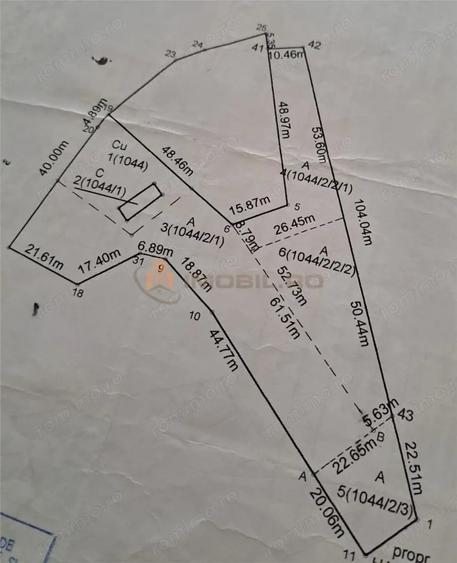 Teren de 1615 mp, în Filiași