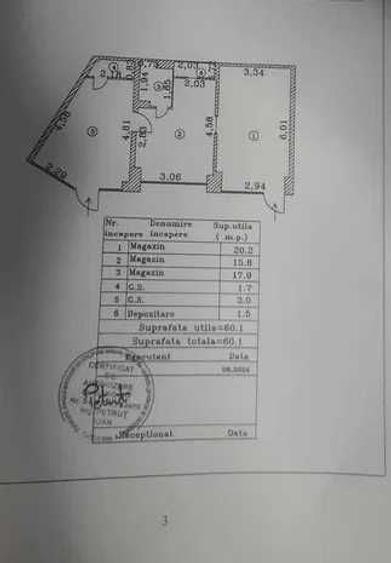Spațiu comercial, de 60 mp, în Crângași
