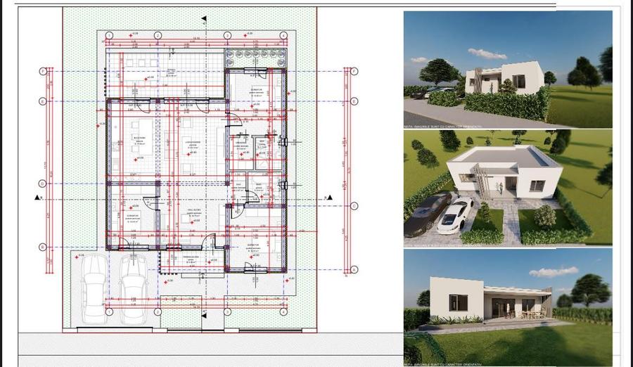 Casă cu 3 camere cu Teren 500 Mp în Cihei