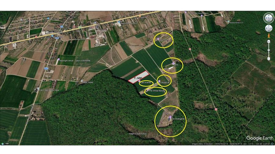 Teren Construcții intravilan de 7486 mp, în Ciolpani