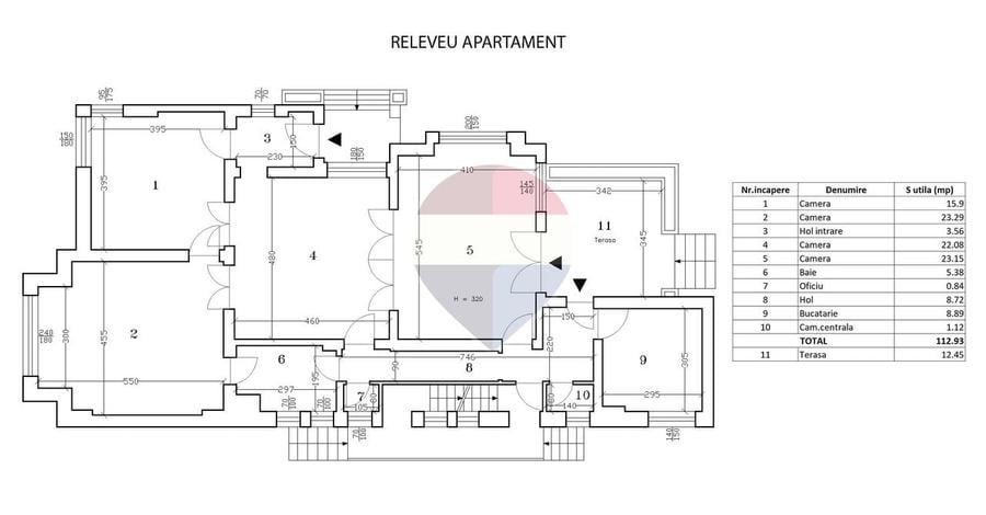 Apartament cu 4 camere decomandat în Aviatorilor