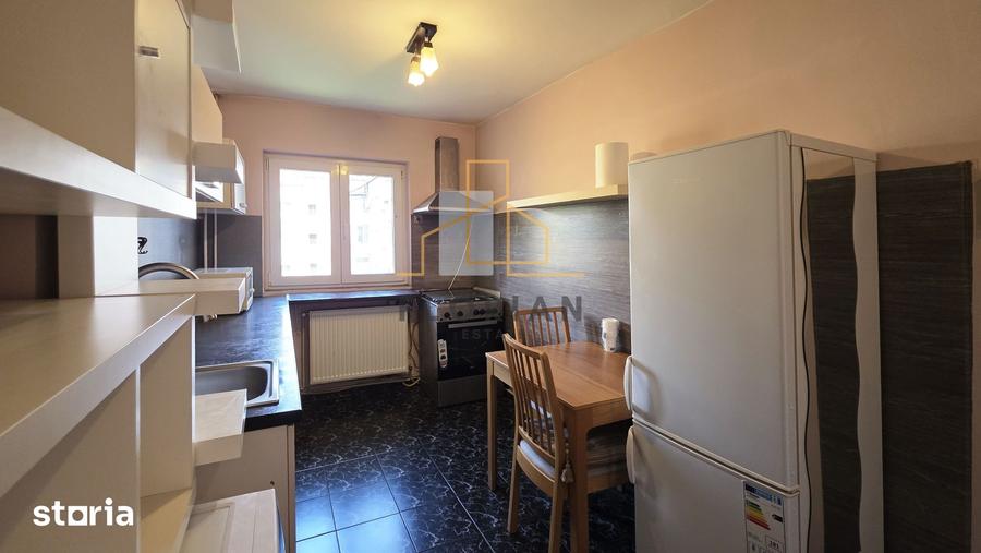 Apartament cu 2 camere semidecomandat, mobilat în Girocului