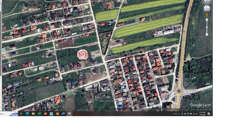 Teren Construcții intravilan de 450 mp, în Lazu