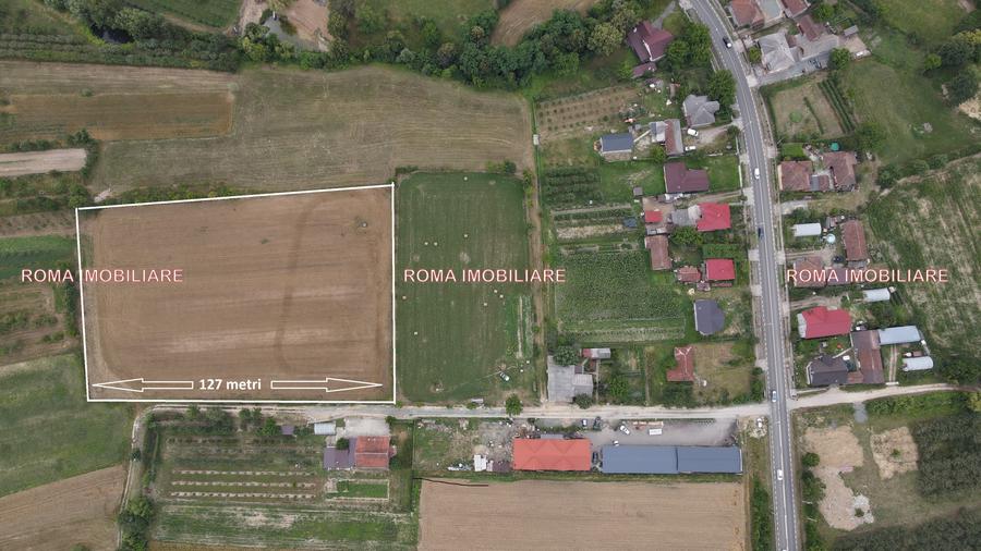 Teren intravilan de 12108 mp, în Est