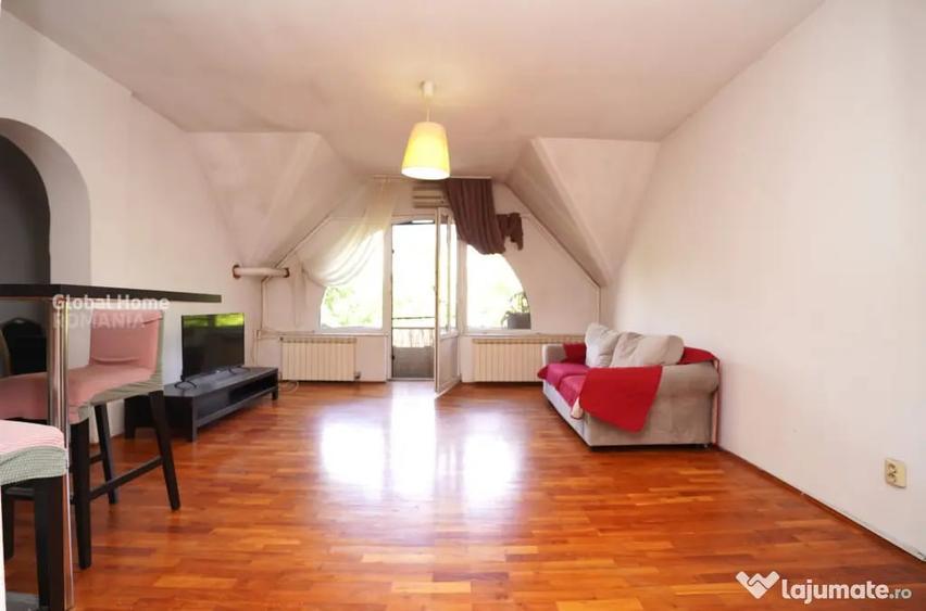 Apartament cu 2 camere semidecomandat în Calea Victoriei